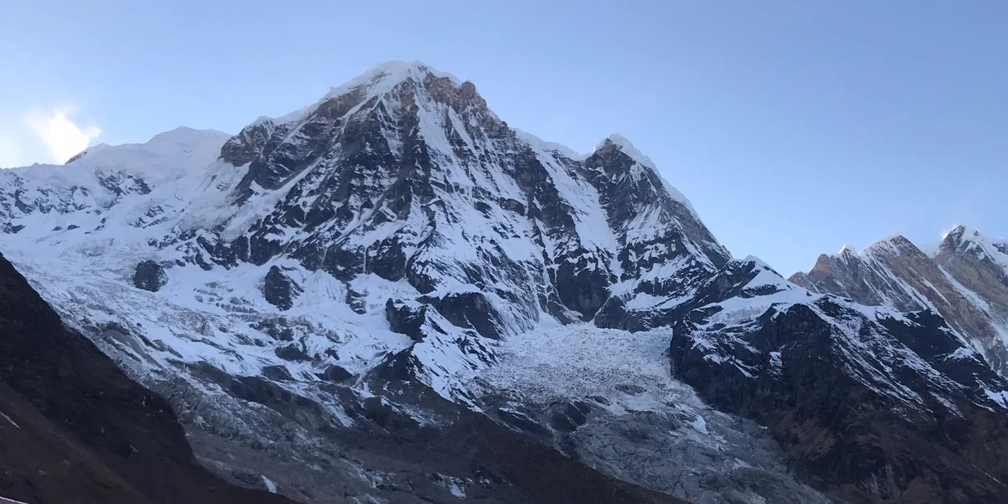 Where is the best view of Annapurna Range?