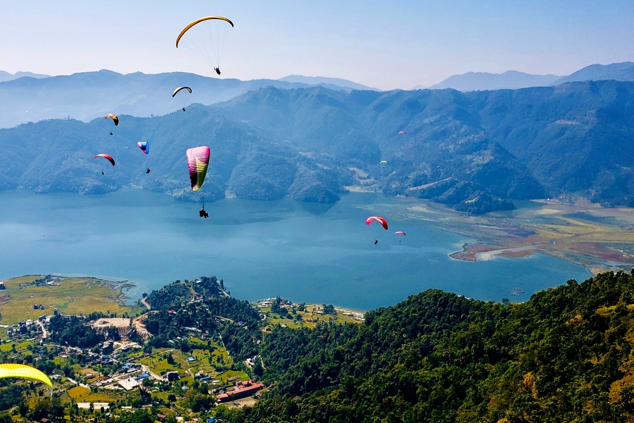 Paragliding in Pokhara