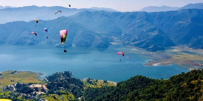 Paragliding in Pokhara