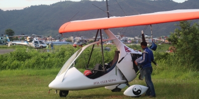 ultra flight in Pokhara