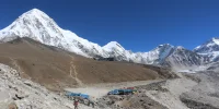 Mt. Pumori and Gorekhshep- Everest Short Trek Photo