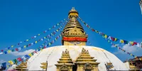 Monkey Temple Picture in Kathmandu