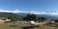 Mountain Range from Australian camp