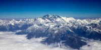 Himalayan Ranges on Everest Mountain Flight